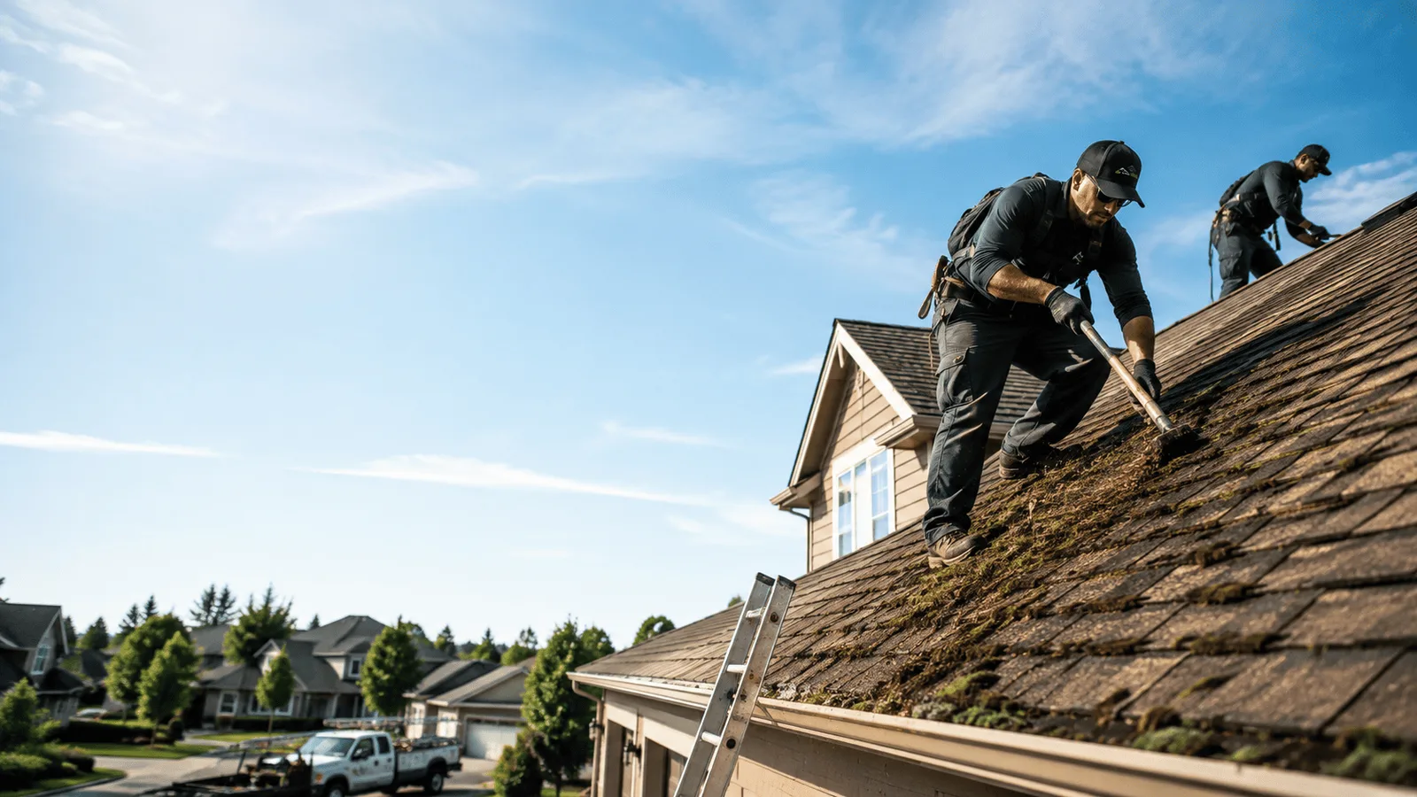 Roof Moss Removal in Sanford, TX near me
